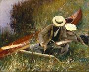 John Singer Sargent An Out of Doors Study oil painting artist